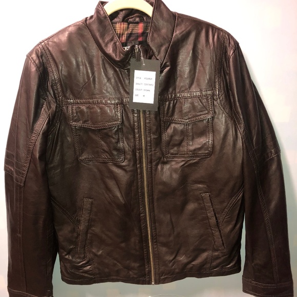 Ceralli Genuine Leather Bomber 